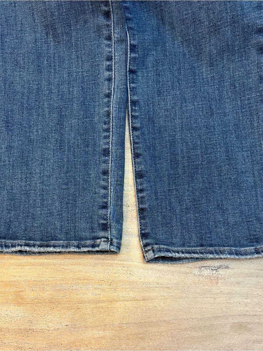 Cosmic Blue Love Mid Rise Skinny Jeans Sz 29T Distressed Stretch Denim Ankle - Picture 10 of 10